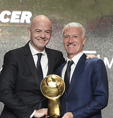 Didier Deschamps - Best Coach of the Year 2018 - Globe Soccer Awards
