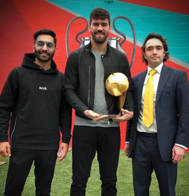 Alisson Becker - Best Goalkeeper of the Year 2018 - Globe Soccer Awards